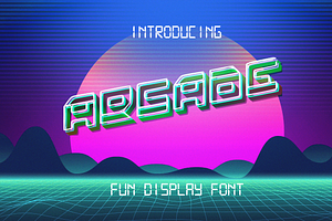 ARCADE, a Symbol Font by Dz Akali