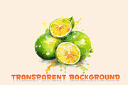 Citrus Watercolor Clipart, a Food Illustration by CrittersHub (Thumbnail 3 of 4)