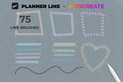 Linear brushes patterns Procreate, a Brush Add-On by Graphics Resources (Thumbnail 13 of 15)