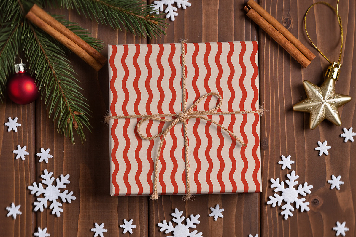 Vector Christmas Geometric Pattens, a Pattern Graphic by Sir13 (Photo 4 of 7)