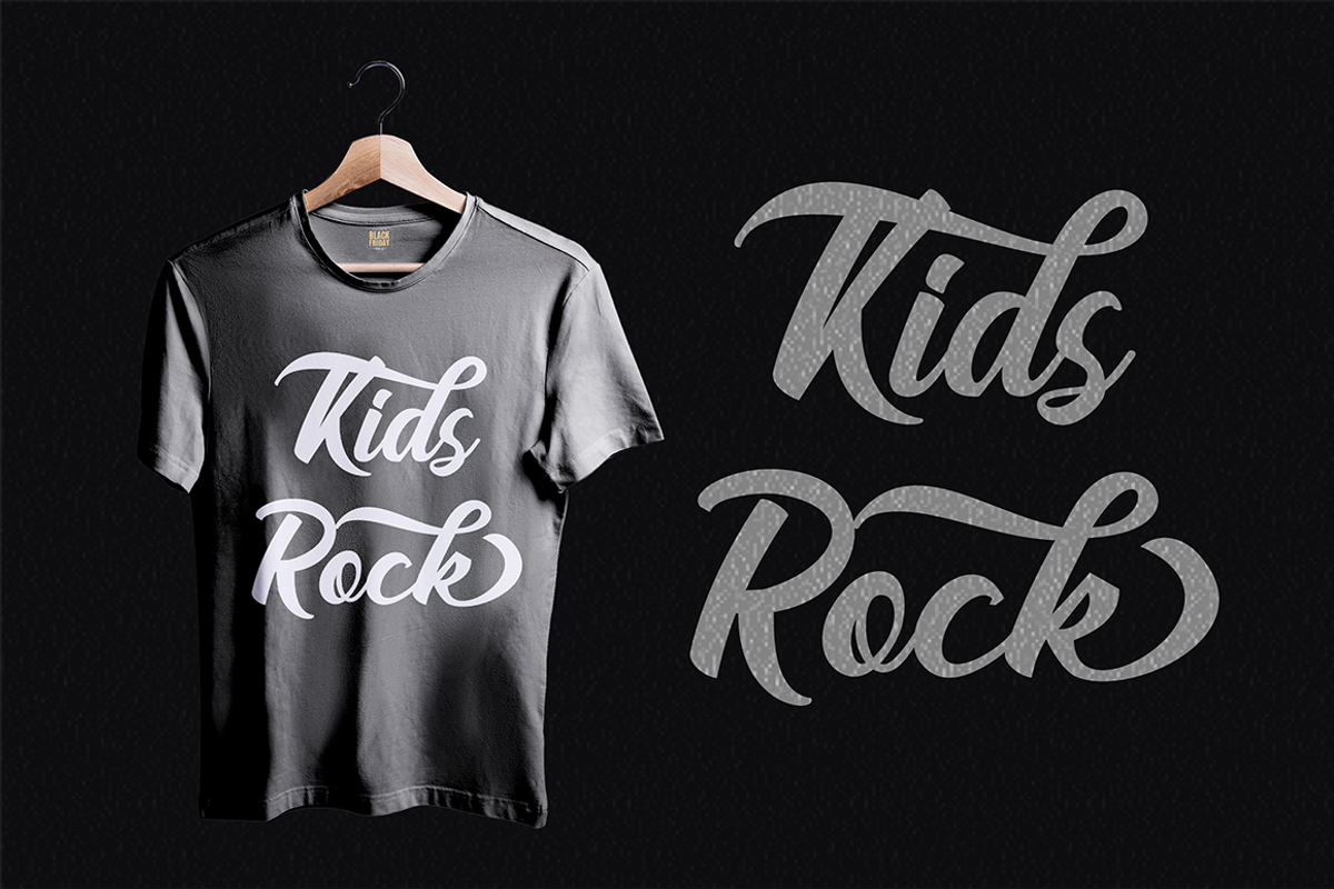 Road Stone - Apparel Style Font, a Script Font by PutraCetol Studio (Photo 9 of 11)