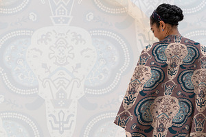 Ethnic Elephant Patchwork Pattern