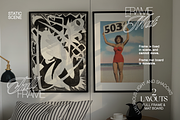 Set of Two Frames Bedroom Mockup, an Advertising Mockup by WasMockups (Thumbnail 4 of 5)