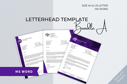 Letterhead Template Bundle - MS Word
