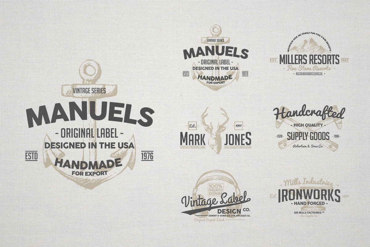 1500 Logos Bundle Collection, a Branding & Logo Template by Graphicdome (Photo 41 of 185)