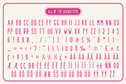 Bondie Rounded Rough, a Sans Serif Font by Craft Supply Co. (Thumbnail 8 of 8)