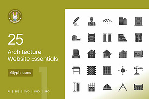 Architecture Website Essentials, an Icon by IconBunny