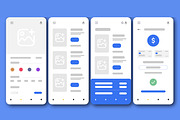 Mobile App Wireframe Layout UX, a Wireframe Template by CreativeShaper (Thumbnail 3 of 3)