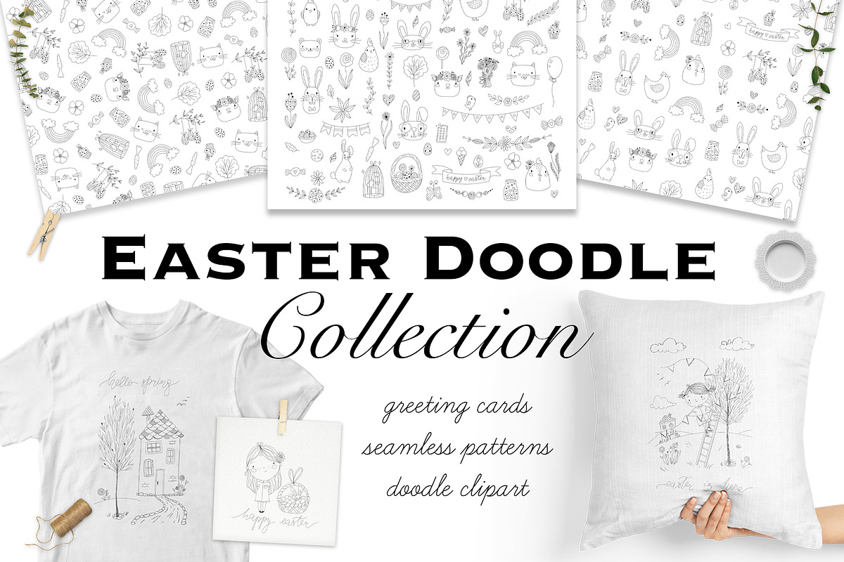 Vector Easter Doodle Collection, an Illustration by Chloe's Illustrations (Photo 1 of 11)