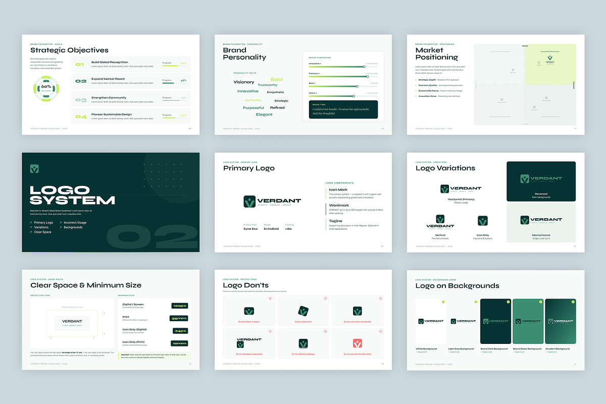 Brand Guidelines Design Figma Canva, a Presentation Template by Miyaji75 (Photo 4 of 6)