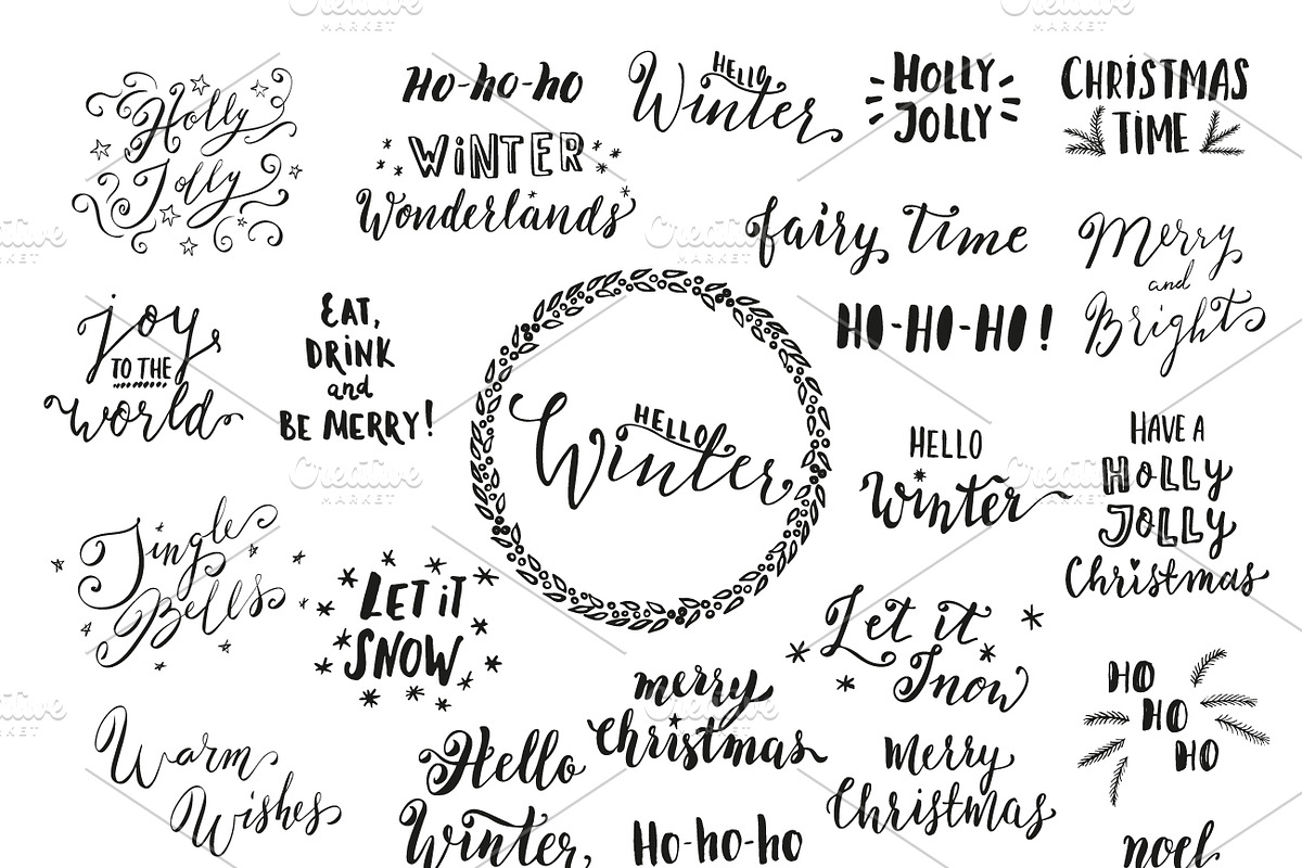 Xmas&New Year Photo Overlays+Extras, a Decorative Illustration by CreativeJourney (Photo 4 of 8)
