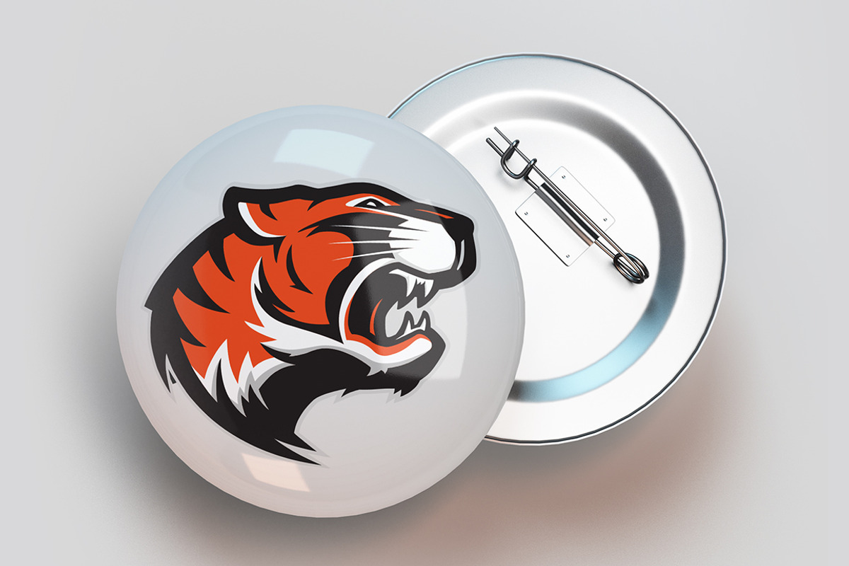 badge pin brooch mock-up V2, a Product Mockup by graystudio (Photo 2 of 3)