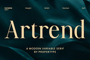Artrend, a Serif Font by Propertype (Thumbnail 1 of 15)