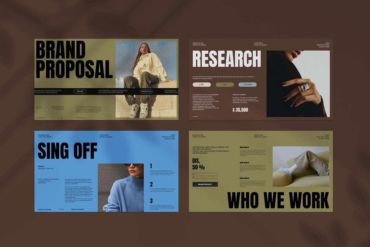 Brand Proposal Presentation Template preview 5