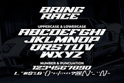 Bring Race Racing Font, a Font by Multype Studio (Thumbnail 6 of 8)