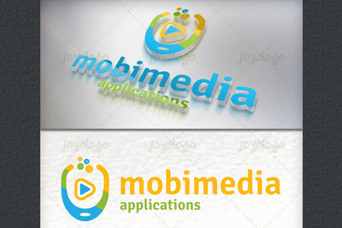 Music Video Media Play Mobile Logo, a Branding & Logo Template by joyologo (Photo 2 of 3)
