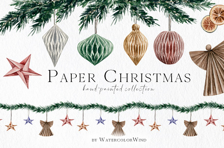 Christmas Clipart Paper Honeycombs