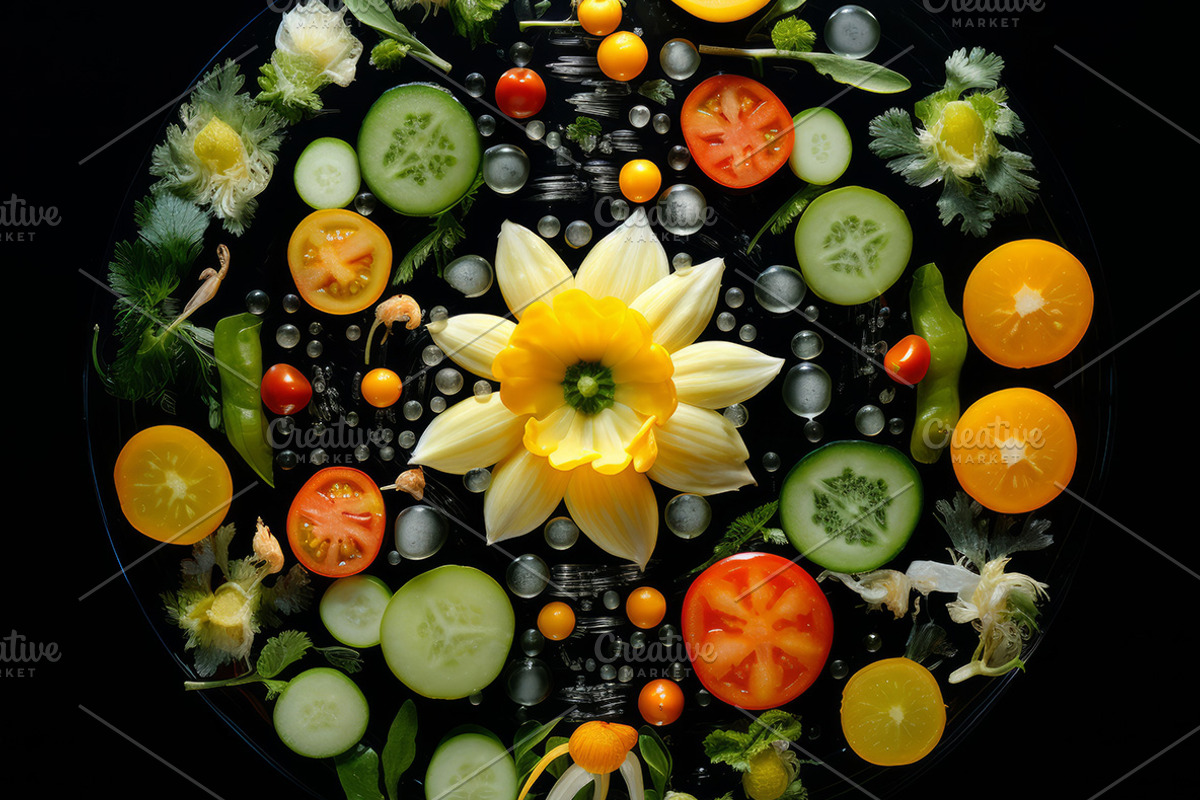 Vegetables Art - 63 images, a Food & Drink Photo by Handmadefont (Photo 9 of 12)