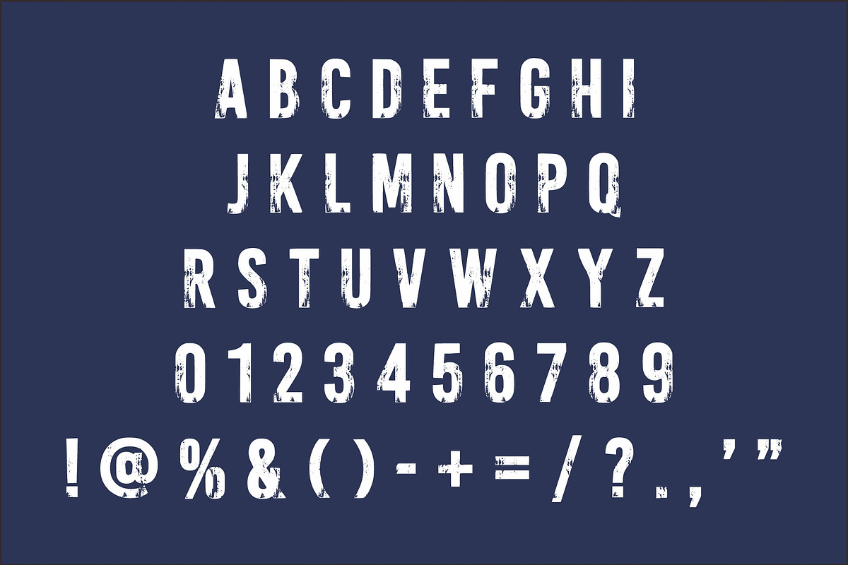 Cinema Distress – Bold Grunge, a Sans Serif Font by Limited.studio (Photo 5 of 5)
