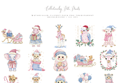 Cute Giraffe Clipart Pack, a Decorative Illustration by Pati Paints (Thumbnail 3 of 11)