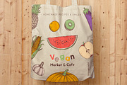 Vegan restaurant identity creator, a Food Illustration by Alfazet Chronicles (Thumbnail 4 of 12)