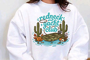 Redneck Yatch Club PNG, a Seasonal Illustration by Designking (Thumbnail 2 of 4)