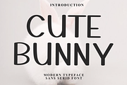 Cute Bunny, a Serif Font by FreshTypeINK (Thumbnail 1 of 8)
