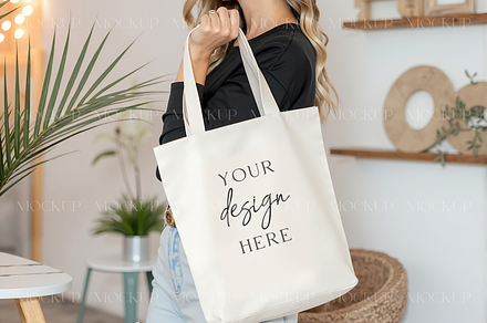 Lifestyle Tote Bag Mockup JPG, a Product Mockup by TatiMockup