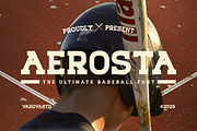 Aerosta - Slab Serif Display Font, a Slab Serif Font by Vadovastd (Thumbnail 1 of 8)