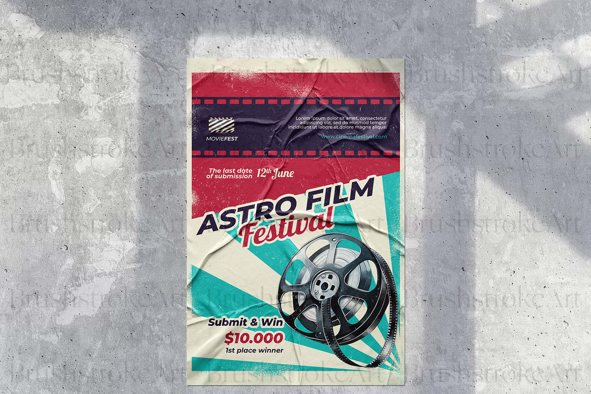 Watercolor Cinema Clipart, Theatre, a Technology Illustration by BrushstrokeArtGB (Photo 8 of 9)