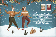 Christmas together, an Animal Illustration by Yeticrab (Thumbnail 5 of 13)