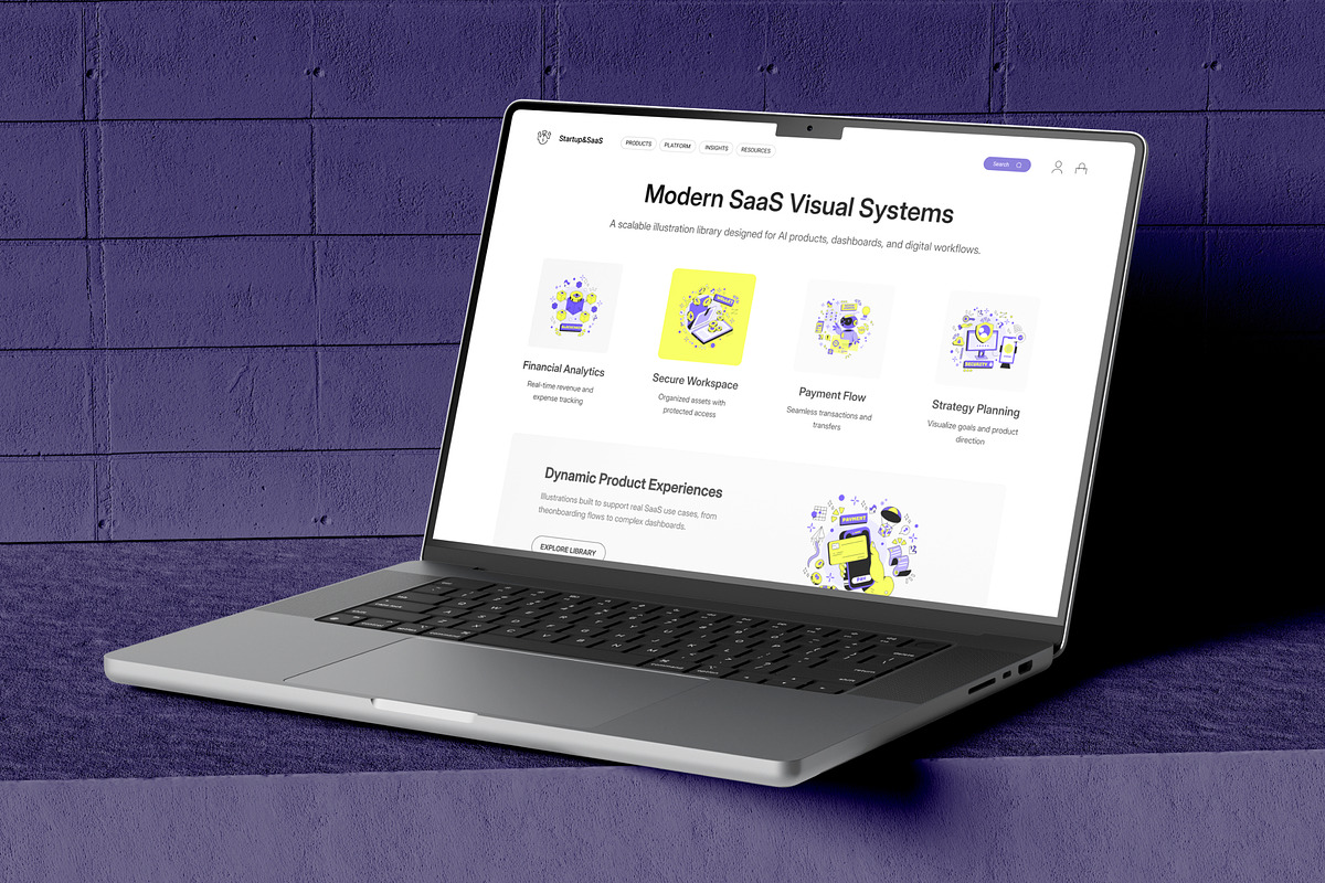 Startup and Saas illustration, a Technology Illustration by Brickclay (Photo 6 of 10)