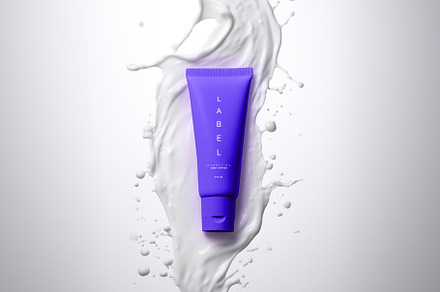 Lotion Container Layered PSD Mockup