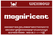 Impressive font, a Font by weknow (Thumbnail 2 of 5)