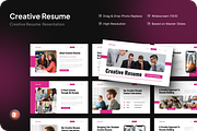 Creative Resume Powerpoint, a Presentation Template by SquidPixey (Thumbnail 1 of 5)