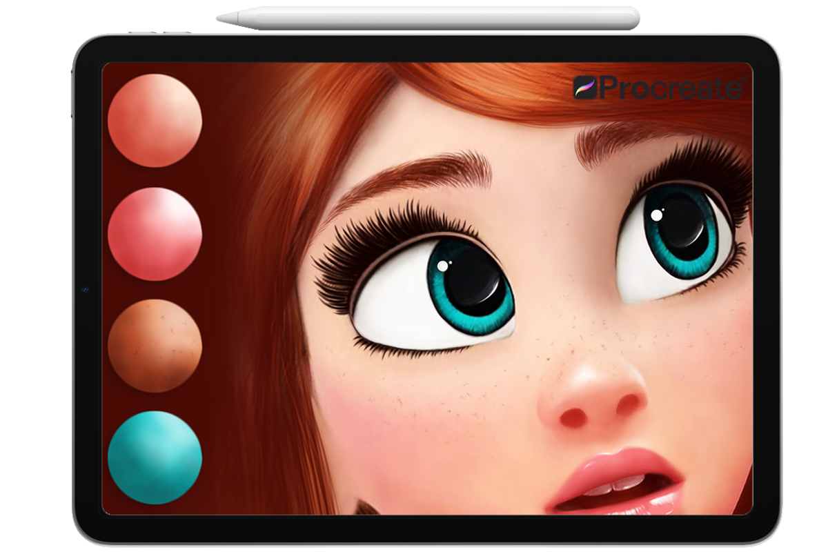 Cartoon Portrait for Procreate, a Brush Add-On by FaeryDesign (Photo 1 of 5)