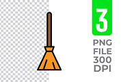 Broom Cleaning Vector Pack, an Object Graphic by Artonix (Thumbnail 3 of 3)