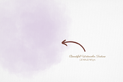 Lavender Watercolor Clip Art Set, a Texture Graphic by Minky Moo Creations (Thumbnail 6 of 18)