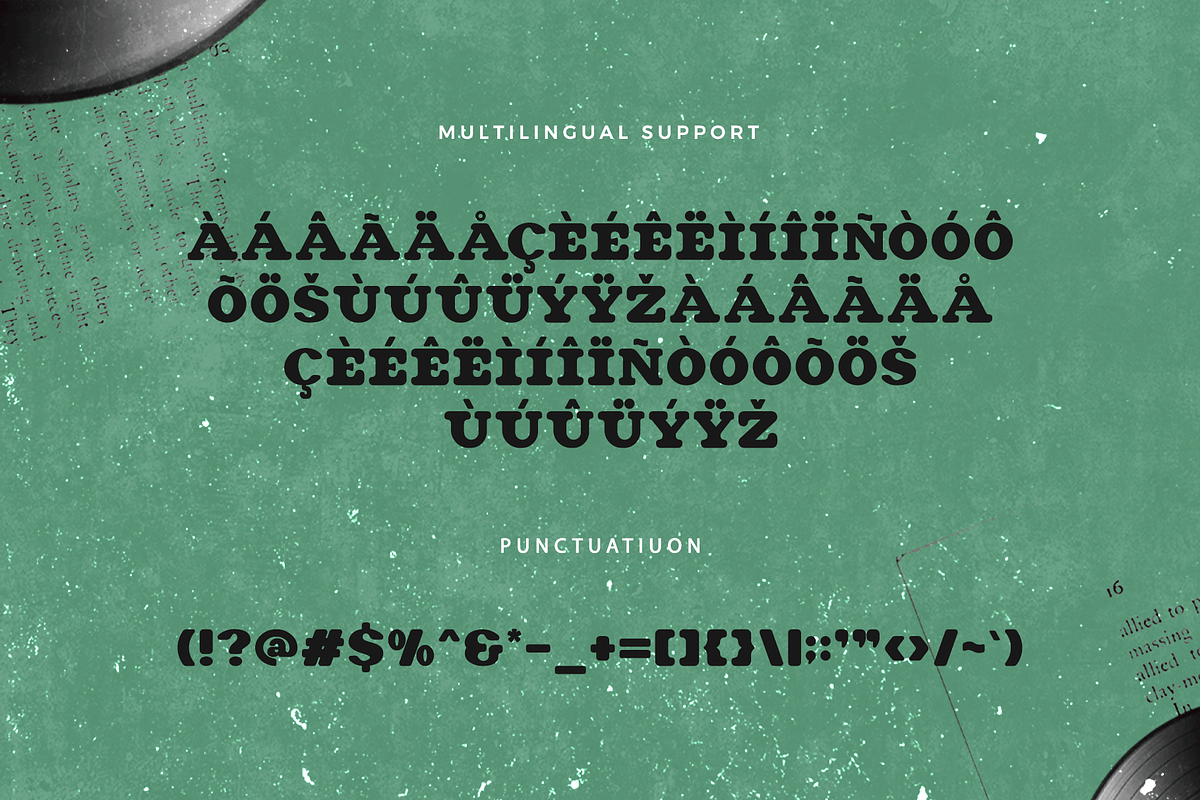 Oldish - A Modern Vintage Font, a Serif Font by overlaytemplates (Photo 5 of 5)