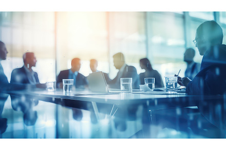 teamwork blur meeting business ai, a Background Photo by pikepicture
