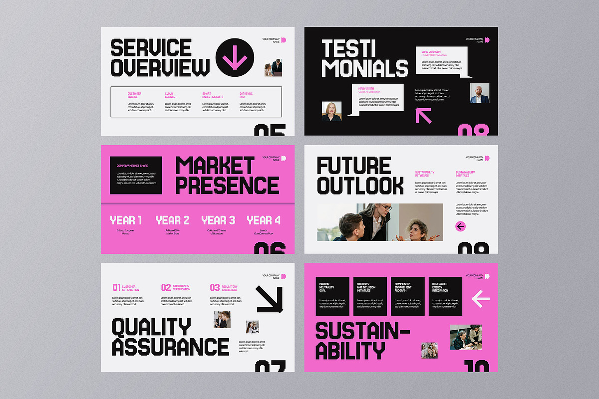Company Profile Presentation, a Presentation Template by Aiyari Graphic (Photo 3 of 5)