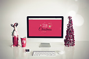❄ Christmas ❄ 4 photo mockups, a Mac Mockup by show it better (Thumbnail 2 of 4)