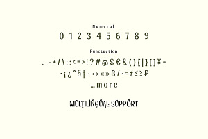 Floser Masqul - Serif Display Font