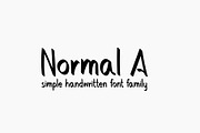 Normal A, a Script Font by TKDoodle (Thumbnail 1 of 6)