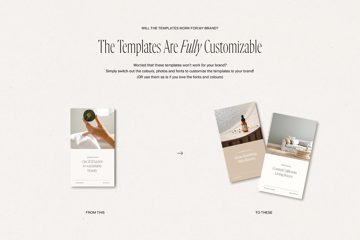 100+ Minimal Instagram Templates, a Social Media Template by Willow & White Studio (Photo 6 of 11)