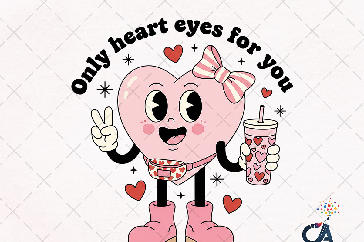 Only Heart Eyes For You Valentines, an Illustration by Creative Art (Photo 1 of 6)