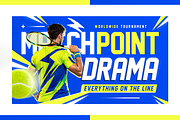 Tennis YouTube Thumbnail Pack, a Social Media Template by OnurDemircan (Thumbnail 3 of 6)