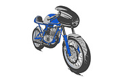 Vintage Custom Motorcicles, an Object Illustration by illusign (Thumbnail 2 of 7)