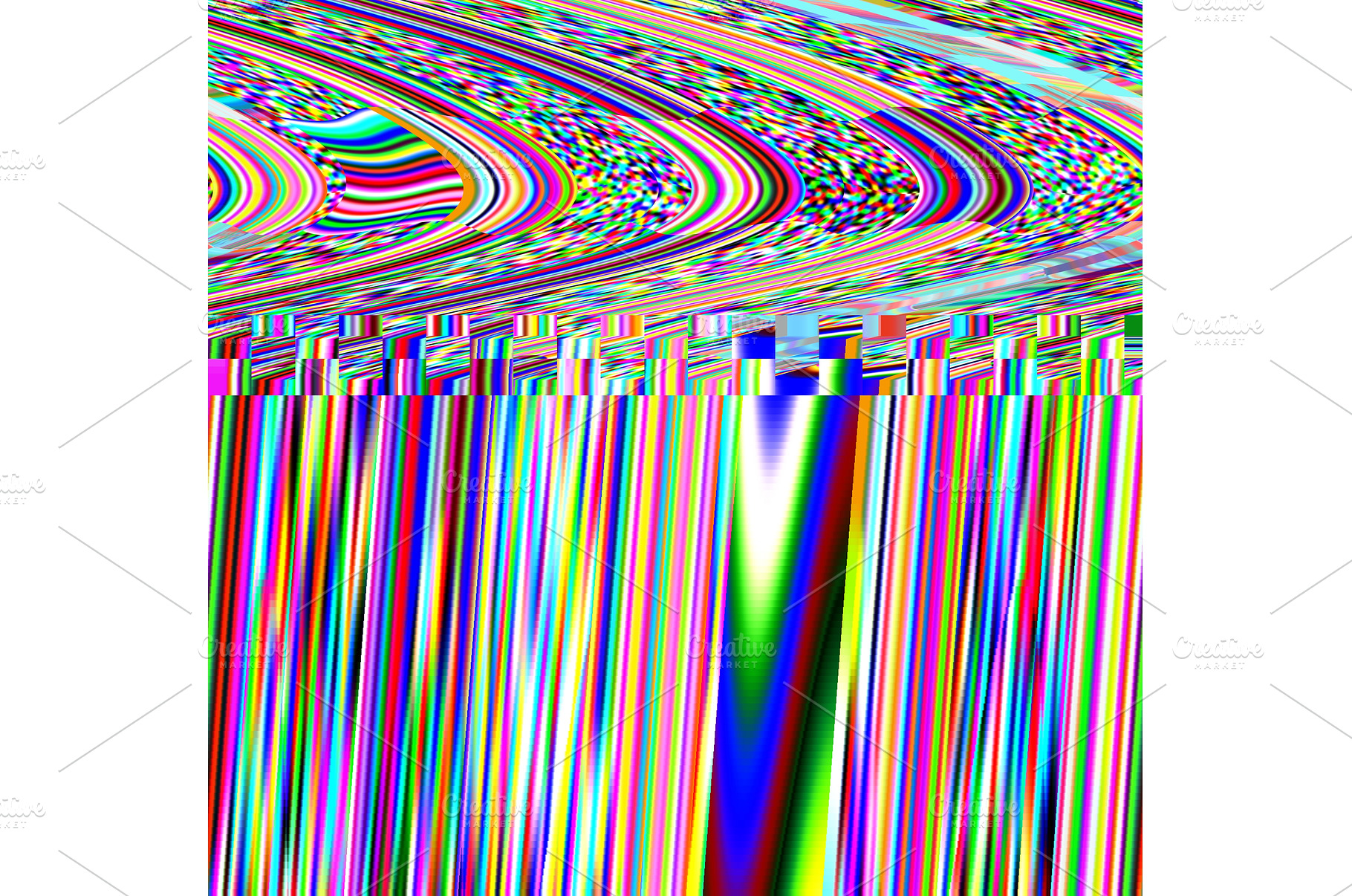 Glitch psychedelic Photo Noise, a Technology Photo by Wittmann