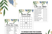 Bridal Shower Games, Set of 12, a Graphic by Wow Designs (Thumbnail 3 of 5)